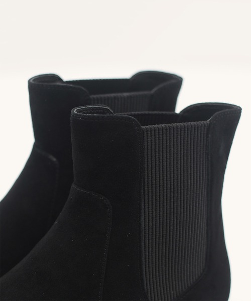 V SEVEN TWELVE THIRTY（ヴィセヴントゥエルヴサーティ）の「【V-SEVEN TWELVE THIRTY】サイドゴアショートブーツ（ブーツ・レディース・ライトグレー/ブラック系その他/ダークブラウン・S/M/L/LL）」の6枚目の写真