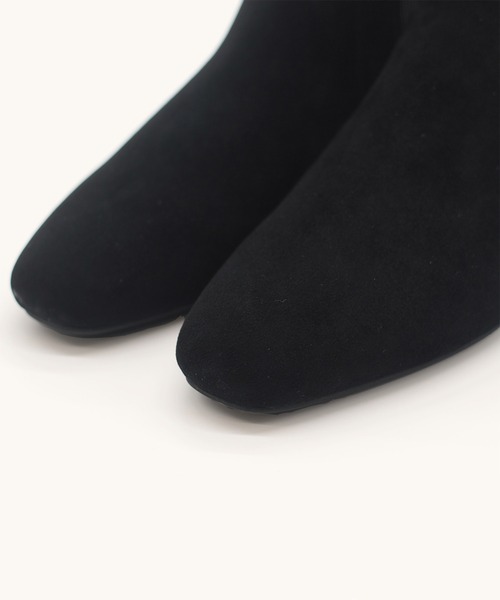 V SEVEN TWELVE THIRTY（ヴィセヴントゥエルヴサーティ）の「【V-SEVEN TWELVE THIRTY】サイドゴアショートブーツ（ブーツ・レディース・ライトグレー/ブラック系その他/ダークブラウン・S/M/L/LL）」の9枚目の写真