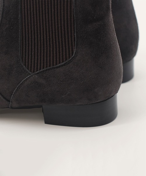 V SEVEN TWELVE THIRTY（ヴィセヴントゥエルヴサーティ）の「【V-SEVEN TWELVE THIRTY】サイドゴアショートブーツ（ブーツ・レディース・ライトグレー/ブラック系その他/ダークブラウン・S/M/L/LL）」の13枚目の写真