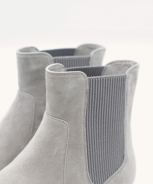 V SEVEN TWELVE THIRTY（ヴィセヴントゥエルヴサーティ）の「【V-SEVEN TWELVE THIRTY】サイドゴアショートブーツ（ブーツ・レディース・ライトグレー/ブラック系その他/ダークブラウン・S/M/L/LL）」の18枚目の写真