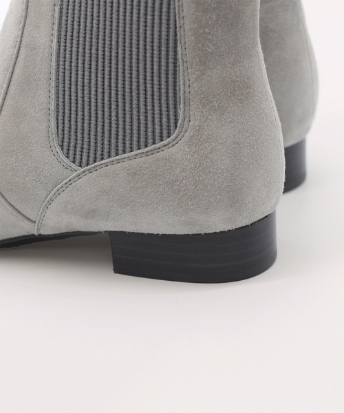 V SEVEN TWELVE THIRTY（ヴィセヴントゥエルヴサーティ）の「【V-SEVEN TWELVE THIRTY】サイドゴアショートブーツ（ブーツ・レディース・ライトグレー/ブラック系その他/ダークブラウン・S/M/L/LL）」の19枚目の写真