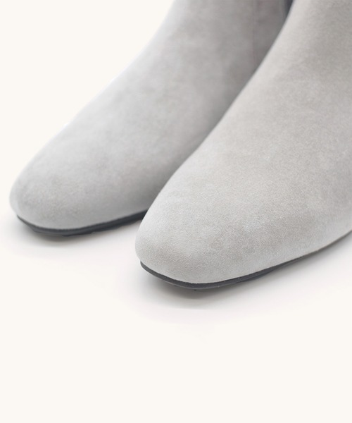 V SEVEN TWELVE THIRTY（ヴィセヴントゥエルヴサーティ）の「【V-SEVEN TWELVE THIRTY】サイドゴアショートブーツ（ブーツ・レディース・ライトグレー/ブラック系その他/ダークブラウン・S/M/L/LL）」の21枚目の写真