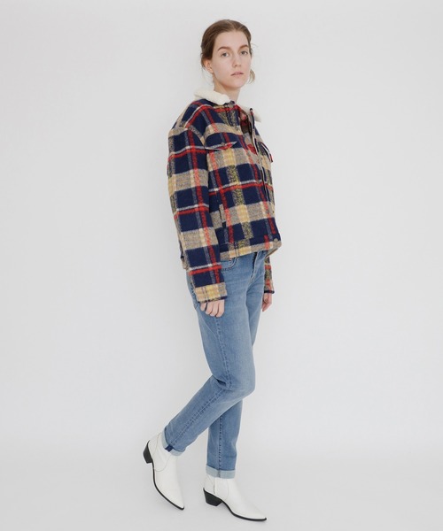 セール】WOOL デニムジャケット PLAID（ブルゾン）｜Levi's