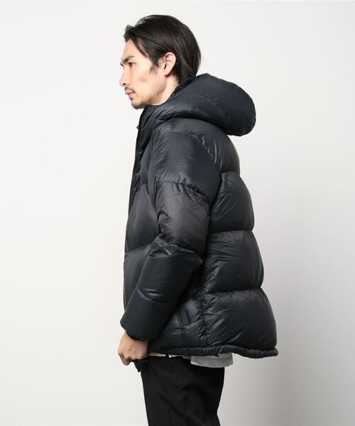 BURLAP OUTFITTER（バーラップアウトフィッター）の「BURLAP OUTFITTER/バーラップアウトフィッター SCALA PARKA ダウンジャケット コーデュラ 軽量 パッカブル（ダウンジャケット/コート・メンズ・オリーブ/ブラック・M/L）」の3枚目の写真