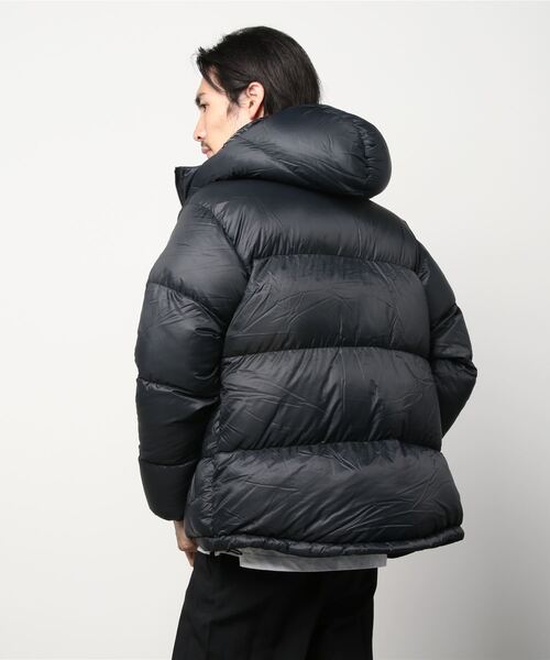 BURLAP OUTFITTER（バーラップアウトフィッター）の「BURLAP OUTFITTER/バーラップアウトフィッター SCALA PARKA ダウンジャケット コーデュラ 軽量 パッカブル（ダウンジャケット/コート・メンズ・オリーブ/ブラック・M/L）」の4枚目の写真