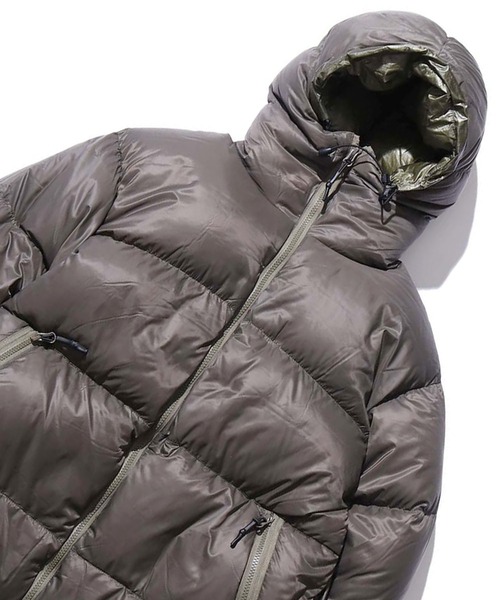 BURLAP OUTFITTER（バーラップアウトフィッター）の「BURLAP OUTFITTER/バーラップアウトフィッター SCALA PARKA ダウンジャケット コーデュラ 軽量 パッカブル（ダウンジャケット/コート・メンズ・オリーブ/ブラック・M/L）」の2枚目の写真