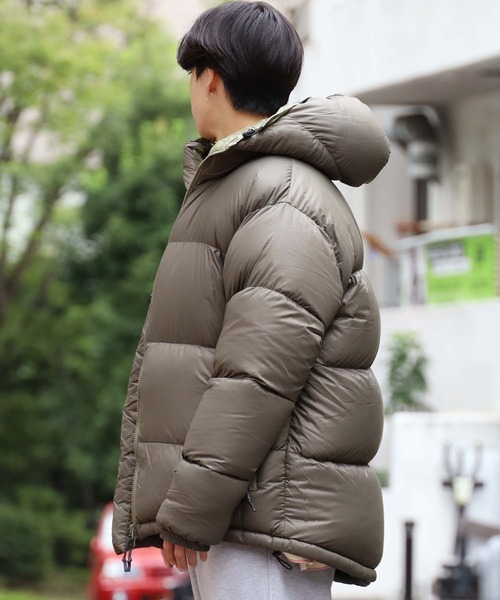 BURLAP OUTFITTER（バーラップアウトフィッター）の「BURLAP OUTFITTER/バーラップアウトフィッター SCALA PARKA ダウンジャケット コーデュラ 軽量 パッカブル（ダウンジャケット/コート・メンズ・オリーブ/ブラック・M/L）」の6枚目の写真