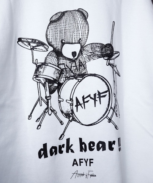 rovtski（ロフトスキー）の「AFYF GILDAN BODYDARK BEAR CREW SWEAT/ビッグシルエット ギルダンボディ ダークベアー クルーネックスウェット/トレーナー（スウェット・メンズ・ブラック系その他5/パープル系その他/ブラック系その他3/ブラック系その他2/ブラック系その他/マルーン/ブルー系その他/グリーン系その他/ホワイト系その他/ホワイト系その他2/ブラック系その他6/ホワイト系その他3/ブラック系その他7/ホワイト系その他4・FREE）」の18枚目の写真