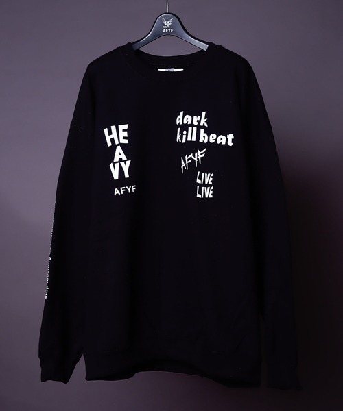 rovtski（ロフトスキー）の「AFYF GILDAN BODYDARK BEAR CREW SWEAT/ビッグシルエット ギルダンボディ ダークベアー クルーネックスウェット/トレーナー（スウェット・メンズ・ブラック系その他5/パープル系その他/ブラック系その他3/ブラック系その他2/ブラック系その他/マルーン/ブルー系その他/グリーン系その他/ホワイト系その他/ホワイト系その他2/ブラック系その他6/ホワイト系その他3/ブラック系その他7/ホワイト系その他4・FREE）」の20枚目の写真