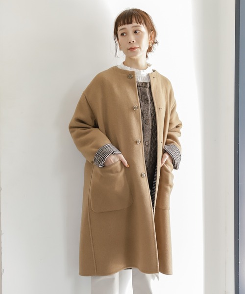 studio CLIP（スタディオクリップ）の「マルチウェイリバーウールコート（その他アウター・レディース・ベージュ/ネイビー/グレー/ライトベージュ・MEDIUM/LARGE）」の19枚目の写真