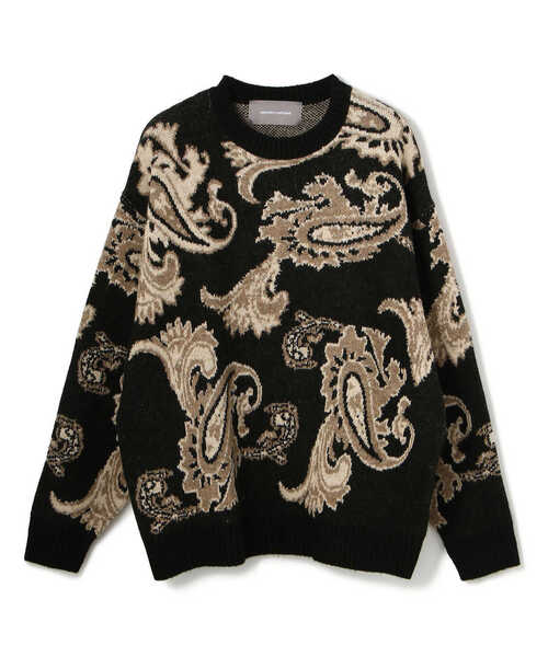 A4A(エーフォーエー)の「A4A/エーフォーエー/ペイズリーニット(ニット/セーター・メンズ・ブラック/ベージュ・FREE)」の13枚目の写真
