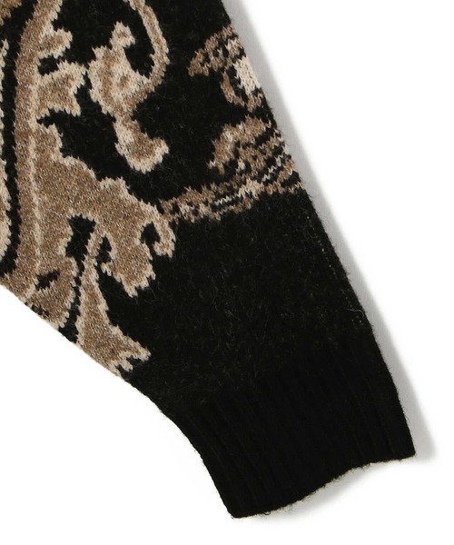 A4A(エーフォーエー)の「A4A/エーフォーエー/ペイズリーニット(ニット/セーター・メンズ・ブラック/ベージュ・FREE)」の16枚目の写真