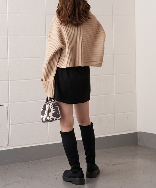 Chico（チコ）の「【新色追加】ショート丈ボトルネックワイド