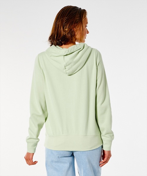 rip curl(リップカール)の「【RIPCURL / リップカール】SCRIPT STANDARD レディースフーディー ロゴスウェットパーカー(パーカー・レディース・セージグリーン/コーラル・SMALL/MEDIUM/LARGE)」の12枚目の写真