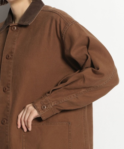 niko and...(ニコアンド)の「バックツイルカバーオール(ブルゾン・レディース・アイボリー/ブラウン・MEDIUM/LARGE)」の11枚目の写真