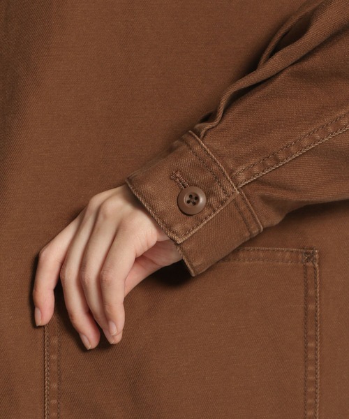 niko and...(ニコアンド)の「バックツイルカバーオール(ブルゾン・レディース・アイボリー/ブラウン・MEDIUM/LARGE)」の12枚目の写真