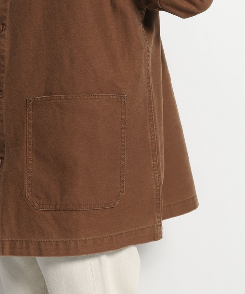 niko and...(ニコアンド)の「バックツイルカバーオール(ブルゾン・レディース・アイボリー/ブラウン・MEDIUM/LARGE)」の3枚目の写真