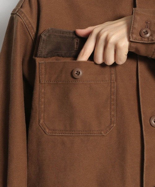 niko and...(ニコアンド)の「バックツイルカバーオール(ブルゾン・レディース・アイボリー/ブラウン・MEDIUM/LARGE)」の4枚目の写真