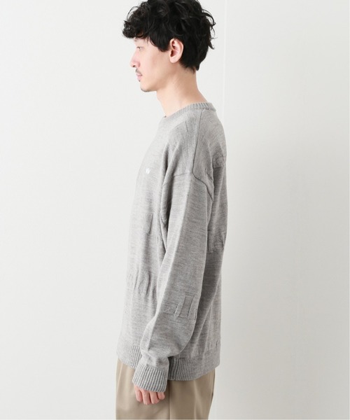 Liberaiders（リベレイダース）の「【Liberaiders / リベレイダース】JACQUARD LOGO CREWNECK ニット（ニット/セーター・メンズ・ライトブルー/グレー・MEDIUM/LARGE）」の11枚目の写真