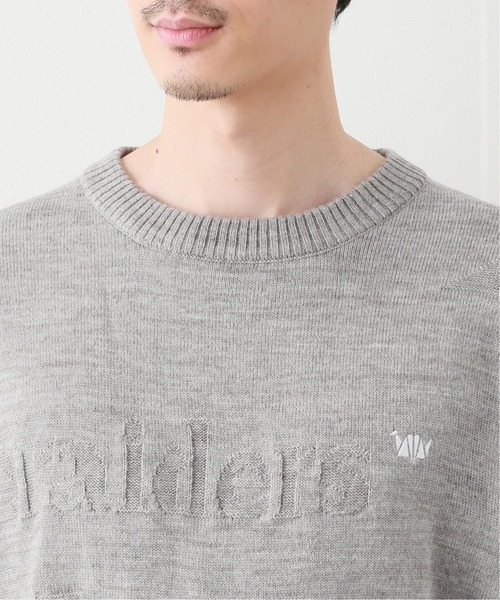 Liberaiders（リベレイダース）の「【Liberaiders / リベレイダース】JACQUARD LOGO CREWNECK ニット（ニット/セーター・メンズ・ライトブルー/グレー・MEDIUM/LARGE）」の15枚目の写真