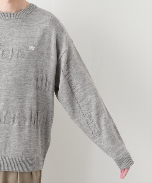 Liberaiders（リベレイダース）の「【Liberaiders / リベレイダース】JACQUARD LOGO CREWNECK ニット（ニット/セーター・メンズ・ライトブルー/グレー・MEDIUM/LARGE）」の7枚目の写真
