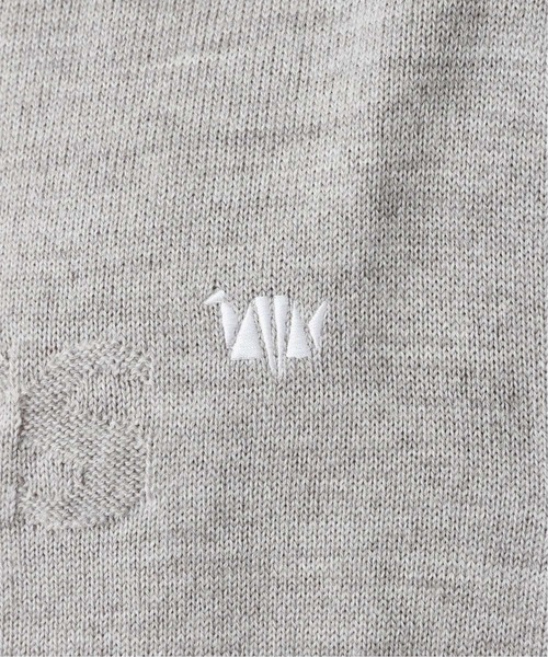 Liberaiders（リベレイダース）の「【Liberaiders / リベレイダース】JACQUARD LOGO CREWNECK ニット（ニット/セーター・メンズ・ライトブルー/グレー・MEDIUM/LARGE）」の4枚目の写真