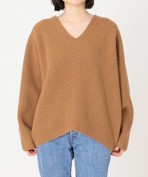 JOURNAL STANDARD relumeカシミヤ混アランニットセーター茶 JOURNAL STANDARD relume - JOURNAL STANDARD relumeカシミヤ混アラン