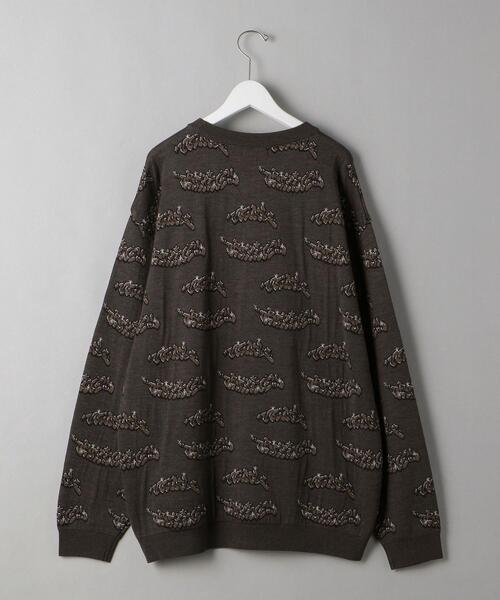 VAINL ARCHIVE(ヴァイナルアーカイブ)の「<VAINL ARCHIVE> URARA KNIT/ニット(ニット/セーター・メンズ・ブラウン/ダークグレー・M/L)」の3枚目の写真