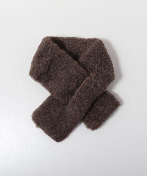COLD BREAKER(コールドブレーカー)の「【COLDBREAKER/コールドブレーカー】Tubular Scarf 差し込みマフラー(マフラー・メンズ・ベージュ/チャコールグレー/ダークブラウン・FREE)」の3枚目の写真