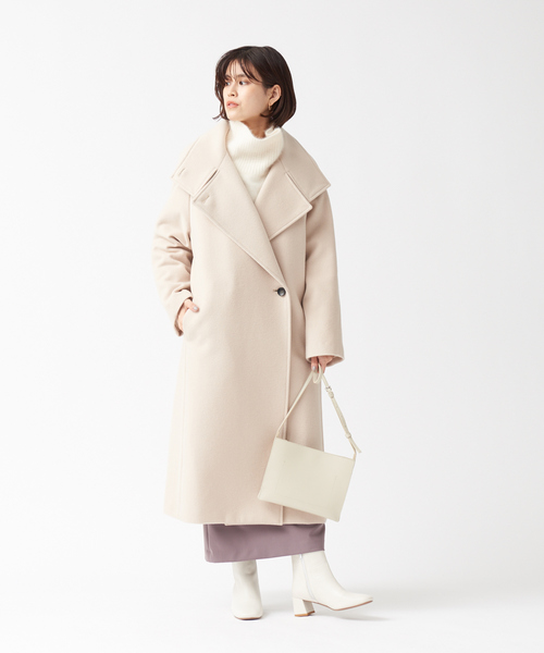 Rouge vif（ルージュヴィフ）の「テーラーラグランコート（チェスターコート・レディース・アイボリー/サックスブルー・36/38）」の18枚目の写真