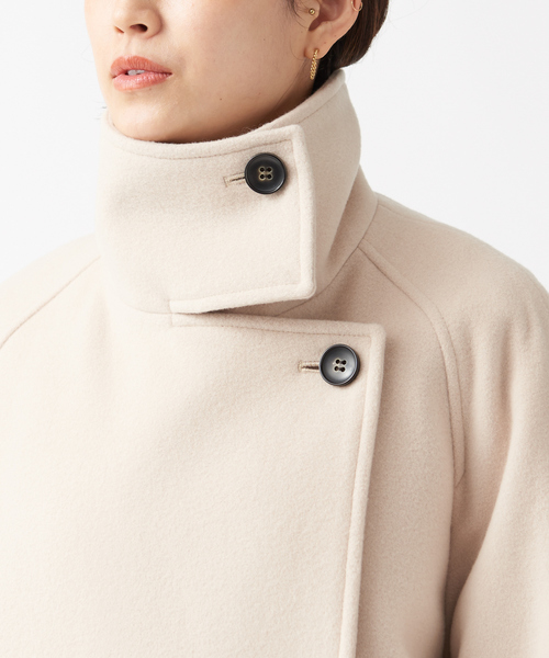 Rouge vif（ルージュヴィフ）の「テーラーラグランコート（チェスターコート・レディース・アイボリー/サックスブルー・36/38）」の4枚目の写真