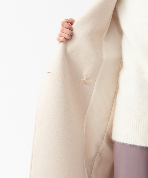 Rouge vif（ルージュヴィフ）の「テーラーラグランコート（チェスターコート・レディース・アイボリー/サックスブルー・36/38）」の13枚目の写真