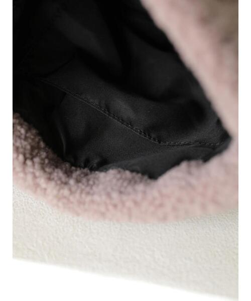 AMERICAN HOLIC（アメリカンホリック）の「ボアミニバック（ショルダーバッグ・レディース・アイボリー/ブラック/パープル・FREE）」の12枚目の写真