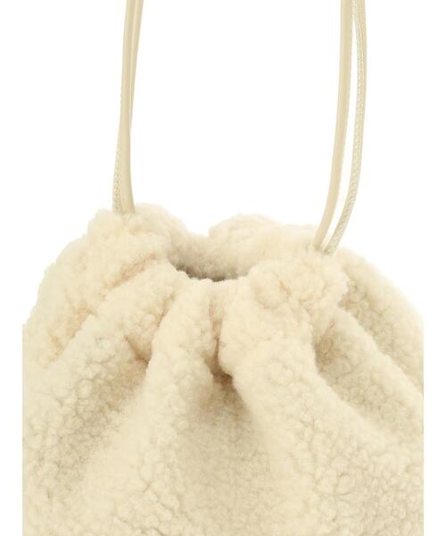 AMERICAN HOLIC（アメリカンホリック）の「ボアミニバック（ショルダーバッグ・レディース・アイボリー/ブラック/パープル・FREE）」の17枚目の写真