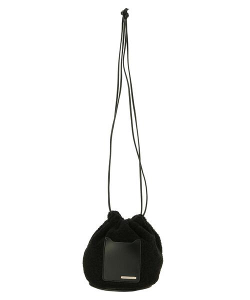 AMERICAN HOLIC（アメリカンホリック）の「ボアミニバック（ショルダーバッグ・レディース・アイボリー/ブラック/パープル・FREE）」の21枚目の写真