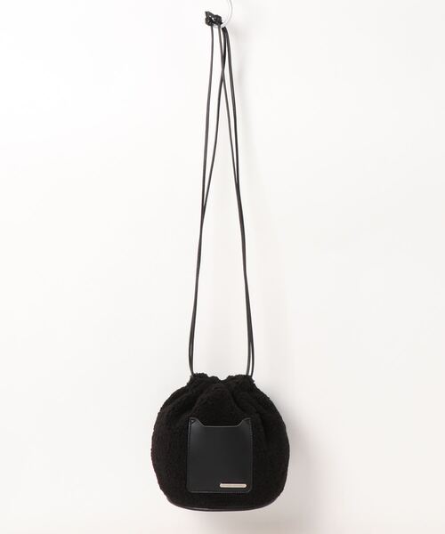 AMERICAN HOLIC（アメリカンホリック）の「ボアミニバック（ショルダーバッグ・レディース・アイボリー/ブラック/パープル・FREE）」の10枚目の写真