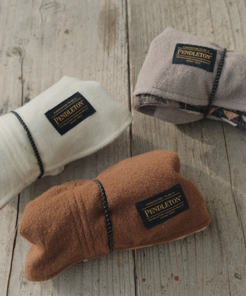 PENDLETON(ペンドルトン)の「【PENDLETON × YURIE / ペンドルトン × ユリエ 】 REVERSIBLE SAUNA HAT リバーシブル サウナ ハット 収納ポーチ(ハット・メンズ・ブラウン/グレー/オフホワイト・FREE)」の11枚目の写真