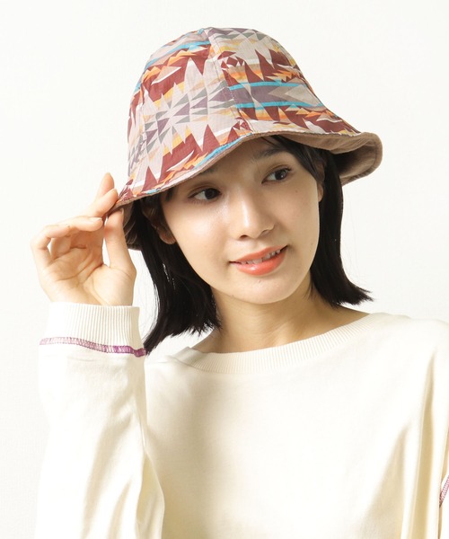 PENDLETON(ペンドルトン)の「【PENDLETON × YURIE / ペンドルトン × ユリエ 】 REVERSIBLE SAUNA HAT リバーシブル サウナ ハット 収納ポーチ(ハット・メンズ・ブラウン/グレー/オフホワイト・FREE)」の8枚目の写真