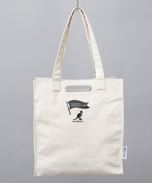 KANGOL（カンゴール）の「16オンス ヘビーキャンバス トートバッグ（トートバッグ・メンズ・ホワイト/ホワイト系その他・FREE）」の7枚目の写真
