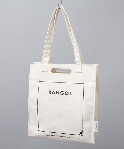 KANGOL（カンゴール）の「16オンス ヘビーキャンバス トートバッグ（トートバッグ・メンズ・ホワイト/ホワイト系その他・FREE）」の8枚目の写真