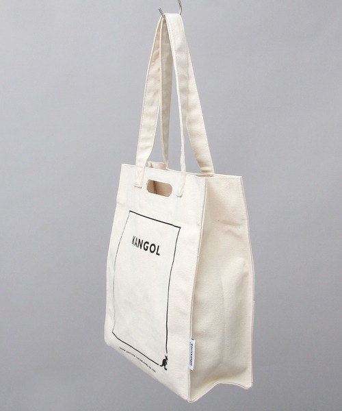 KANGOL（カンゴール）の「16オンス ヘビーキャンバス トートバッグ（トートバッグ・メンズ・ホワイト/ホワイト系その他・FREE）」の9枚目の写真