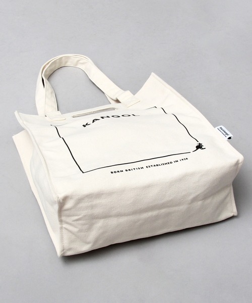 KANGOL（カンゴール）の「16オンス ヘビーキャンバス トートバッグ（トートバッグ・メンズ・ホワイト/ホワイト系その他・FREE）」の11枚目の写真