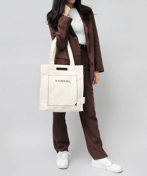 KANGOL（カンゴール）の「16オンス ヘビーキャンバス トートバッグ（トートバッグ・メンズ・ホワイト/ホワイト系その他・FREE）」の17枚目の写真