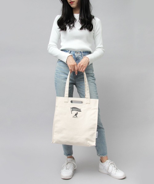 KANGOL（カンゴール）の「16オンス ヘビーキャンバス トートバッグ（トートバッグ・メンズ・ホワイト/ホワイト系その他・FREE）」の18枚目の写真