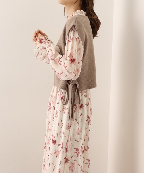 one after another NICE CLAUP(ワンアフターアナザーナイスクラップ)の「【WEB限定】ベストセットロングワンピース(ワンピース・レディース・アイボリー/ホワイト系その他/ブラウン・FREE)」の19枚目の写真