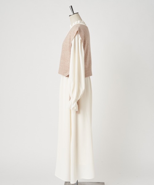 one after another NICE CLAUP(ワンアフターアナザーナイスクラップ)の「【WEB限定】ベストセットロングワンピース(ワンピース・レディース・アイボリー/ホワイト系その他/ブラウン・FREE)」の21枚目の写真