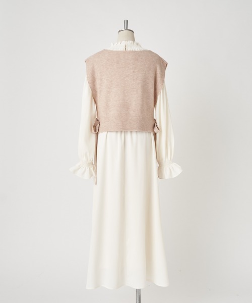 one after another NICE CLAUP(ワンアフターアナザーナイスクラップ)の「【WEB限定】ベストセットロングワンピース(ワンピース・レディース・アイボリー/ホワイト系その他/ブラウン・FREE)」の13枚目の写真