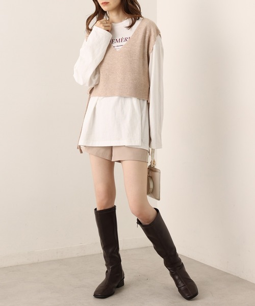 one after another NICE CLAUP(ワンアフターアナザーナイスクラップ)の「【WEB限定】ベストセットロングワンピース(ワンピース・レディース・アイボリー/ホワイト系その他/ブラウン・FREE)」の15枚目の写真