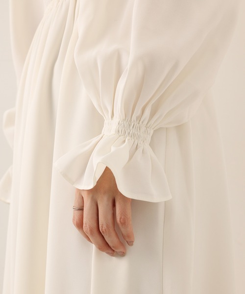one after another NICE CLAUP(ワンアフターアナザーナイスクラップ)の「【WEB限定】ベストセットロングワンピース(ワンピース・レディース・アイボリー/ホワイト系その他/ブラウン・FREE)」の9枚目の写真
