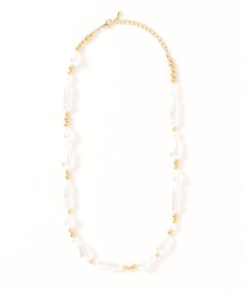 LOWRYS FARM(ローリーズファーム)の「ステンレス*パールネックレス 260461(ネックレス・レディース・シルバー/ゴールド・FREE)」の4枚目の写真